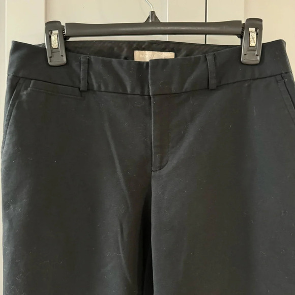 Women’s Banana Republic Jackson Fit Cotton Blend Black Pants size 6R - Picture 2 of 6